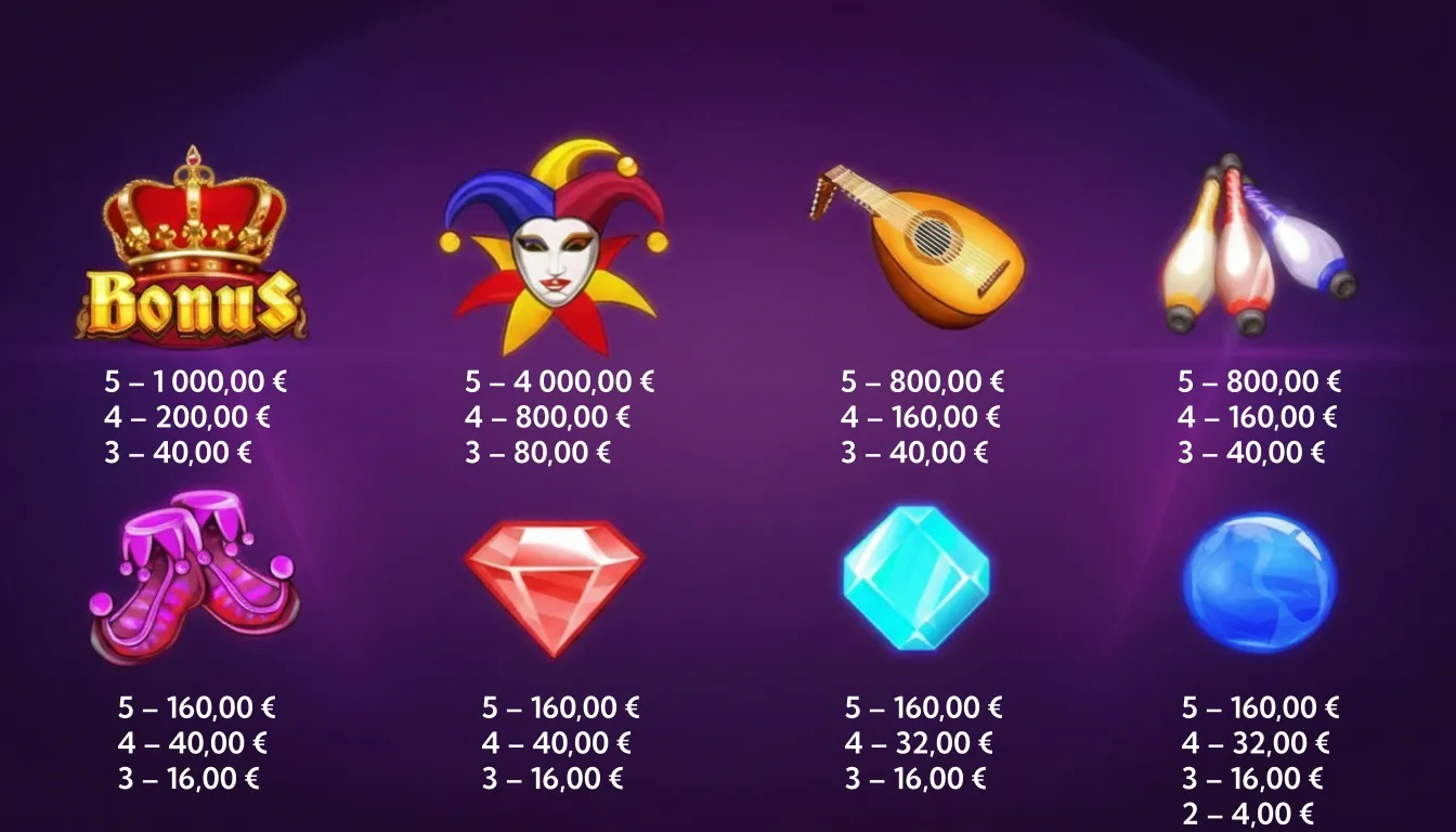Simbolos de Joker’s Jewels